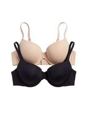 NWOT | Amazon Essentials 2-Pack T-Shirt Bras Full Coverage Underwire | 38A